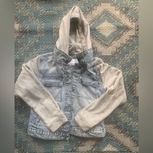 Unworn denim hoodie